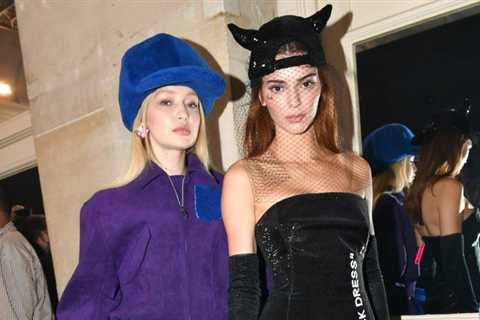 See backstage photos from the star-studded Paris Fashion Week show with Gigi, Bella, Kendall, Cindy,..