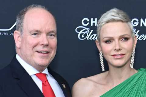 Princess Charlene and Prince Albert perform at the opening ceremony of the Monte Carlo TV Festival