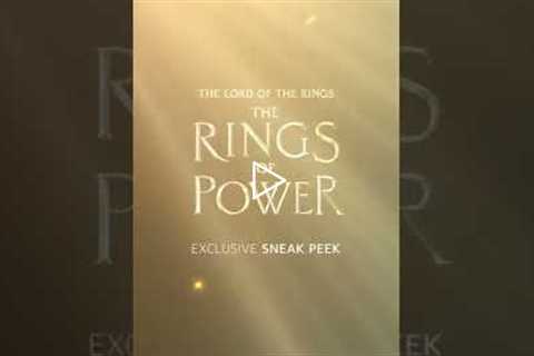 The Lord of the Rings: The Rings of Power | Prime Video Exclusive Sneak Peek #shorts
