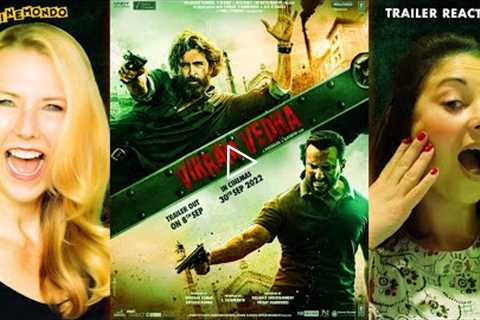 Vikram Vedha Trailer Reaction! Grrls Edition! Hrithik Roshan | Saif Ali Khan | Pushkar &..