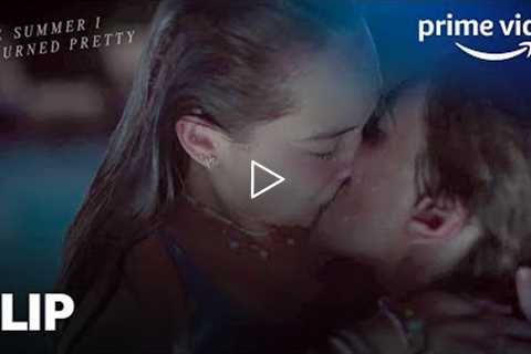 Belly and Jeremiah Kiss in the Pool | The Summer I Turned Pretty | Prime Video