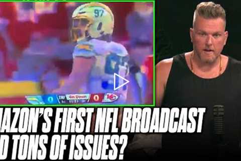 Amazon's First Prime NFL Broadcast Had TERRIBLE Quality For Some Viewers | Pat McAfee Reacts
