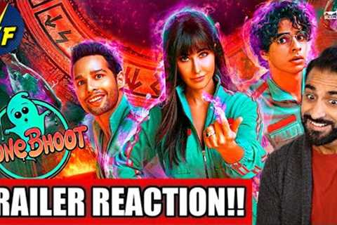 PHONE BHOOT Trailer REACTION & REVIEW! | Katrina Kaif | Ishaan | Siddhant Chaturvedi | Jackie..