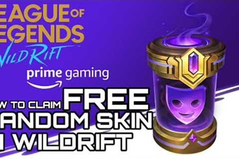How to claim FREE RANDOM SKIN in League of Legends Wildrift using amazon prime! NOVEMBER 2022
