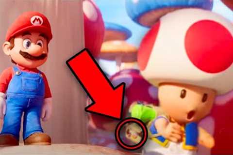 MARIO MOVIE Trailer Breakdown - Super Mario Bros. Movie Trailer Easter Eggs & References!