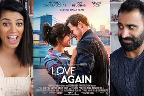 LOVE AGAIN - Trailer REACTION!! | Priyanka Chopra Jonas, Sam Heughan and Celine Dion