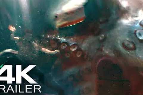 MEG 2 'Megalodon Saves Human From Kraken' Trailer (2023) Jason Statham | New Megalodon Shark Movie