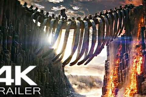 GODZILLA X KONG King Kong Climbs Giant Skeleton Trailer (2024) The New Empire Movie 4K