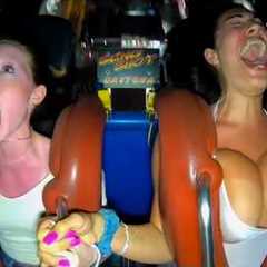 PEOPLE GO ON AN AMUSEMENT RIDE AND INSTANTLY REGRET IT