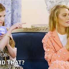 Another Simple Favor Cast Plays 'Who Said That?' | Prime Video