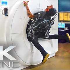 MRI Machine 'Accidentally' Pulverizes Him (2025) 4K Scene - Final Destination: Bloodlines Movie Clip