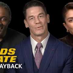 John Cena, Idris Elba, & Heads of State Cast + Director Scene React | Roll Playback | Prime..
