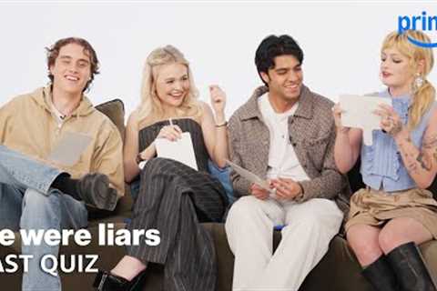 How Well Do The We Were Liars Actors Know Their Castmates? | Prime Video