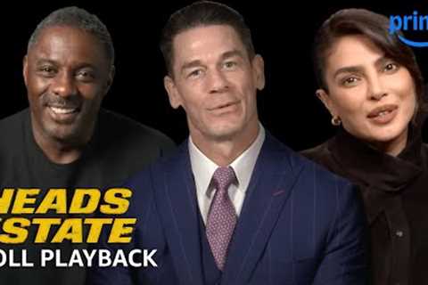 John Cena, Idris Elba, & Heads of State Cast + Director Scene React | Roll Playback | Prime..